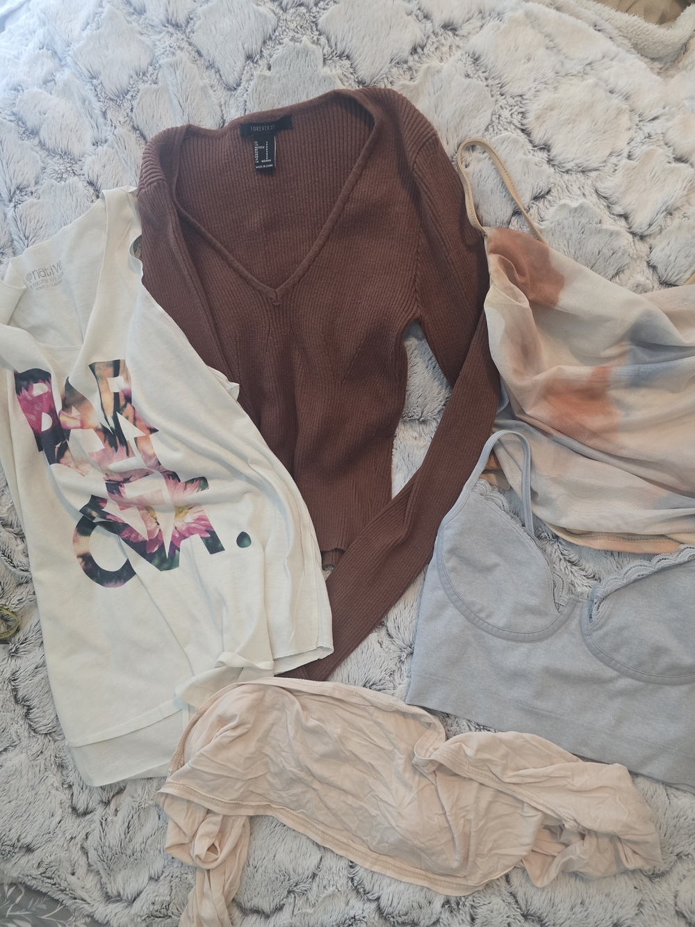 Juniors Lot Of 5 Tops Sz S Festival Fairycore Y2K
